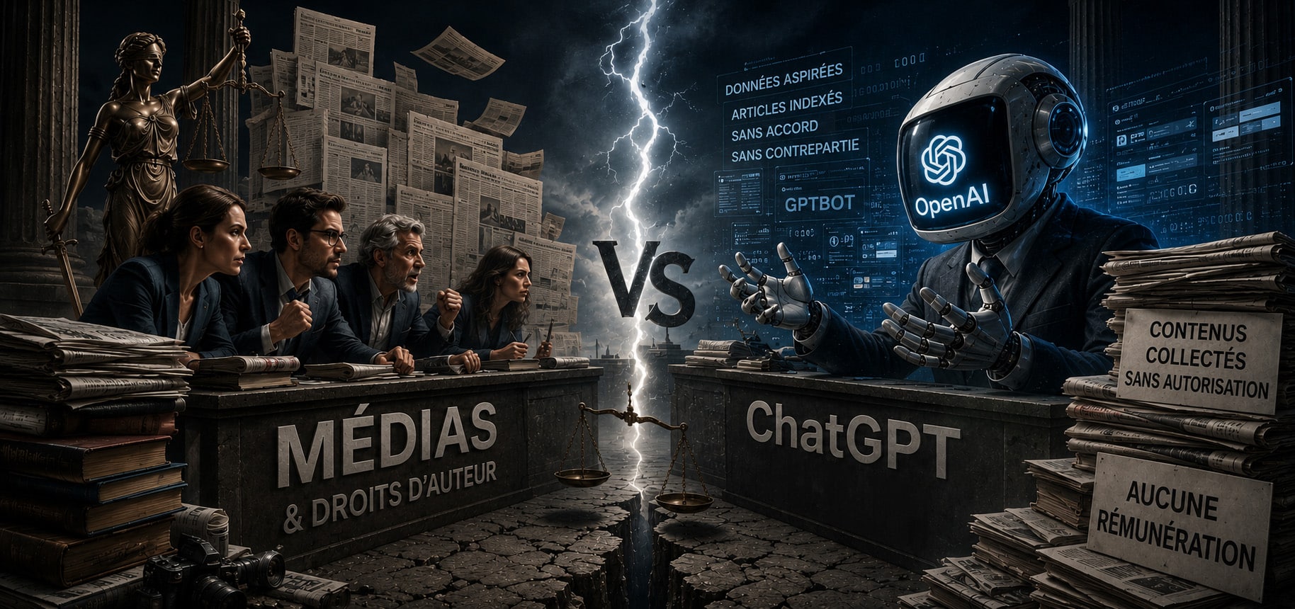 Les médias face à ChatGPT : quelles contreparties ?